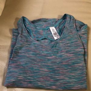 Pink and blue Iviva top